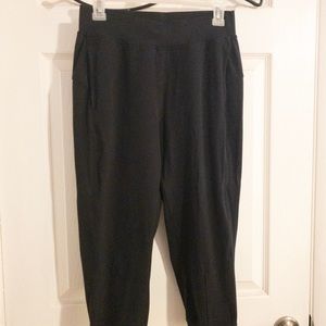 Black Lululemon Jogger Crops